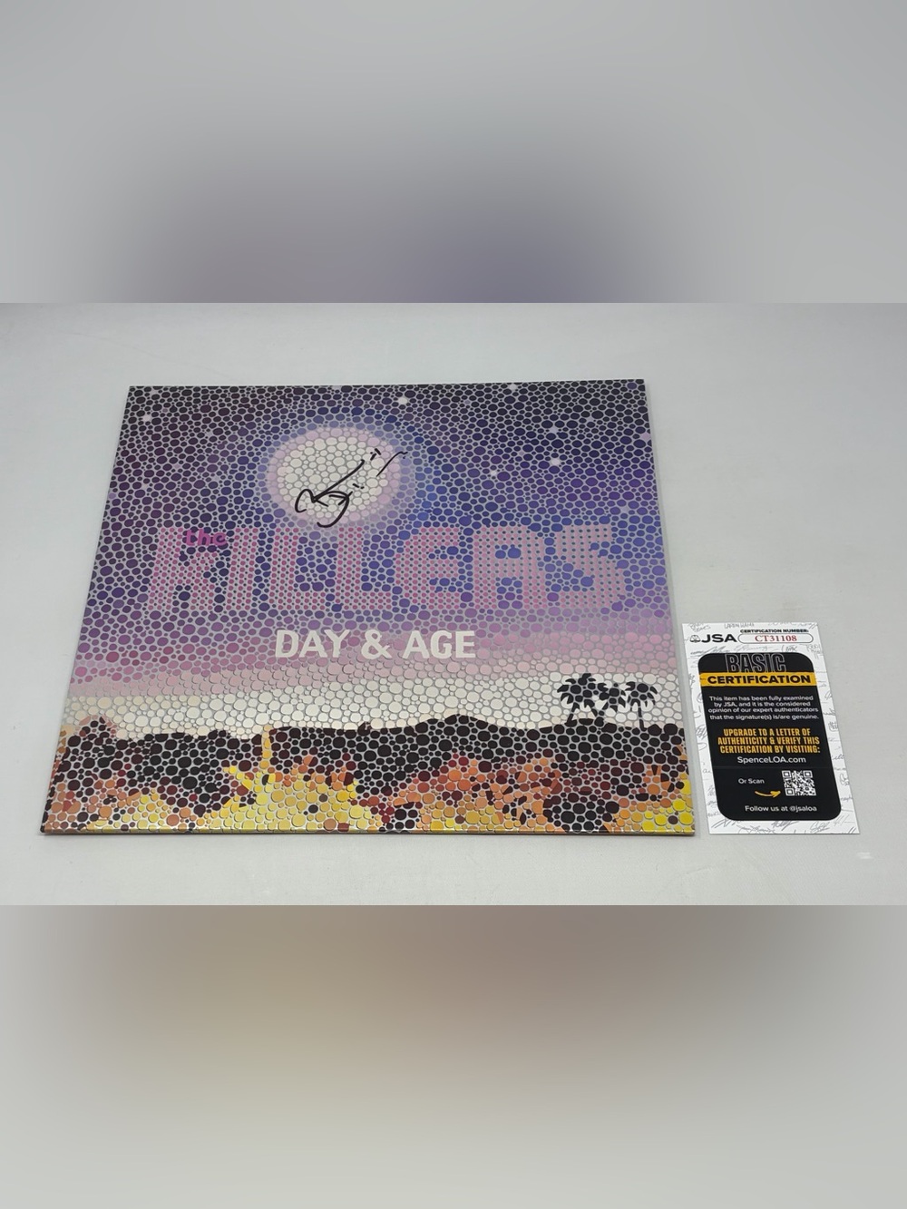 Brandon Flowers signed The Killers Day & Age Album JSA COA